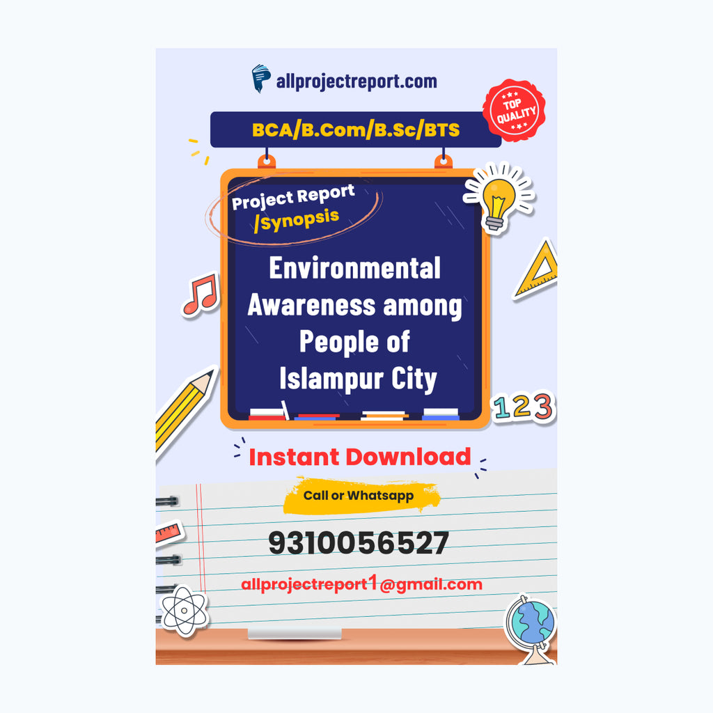 Environmental Awareness among People of Islampur City